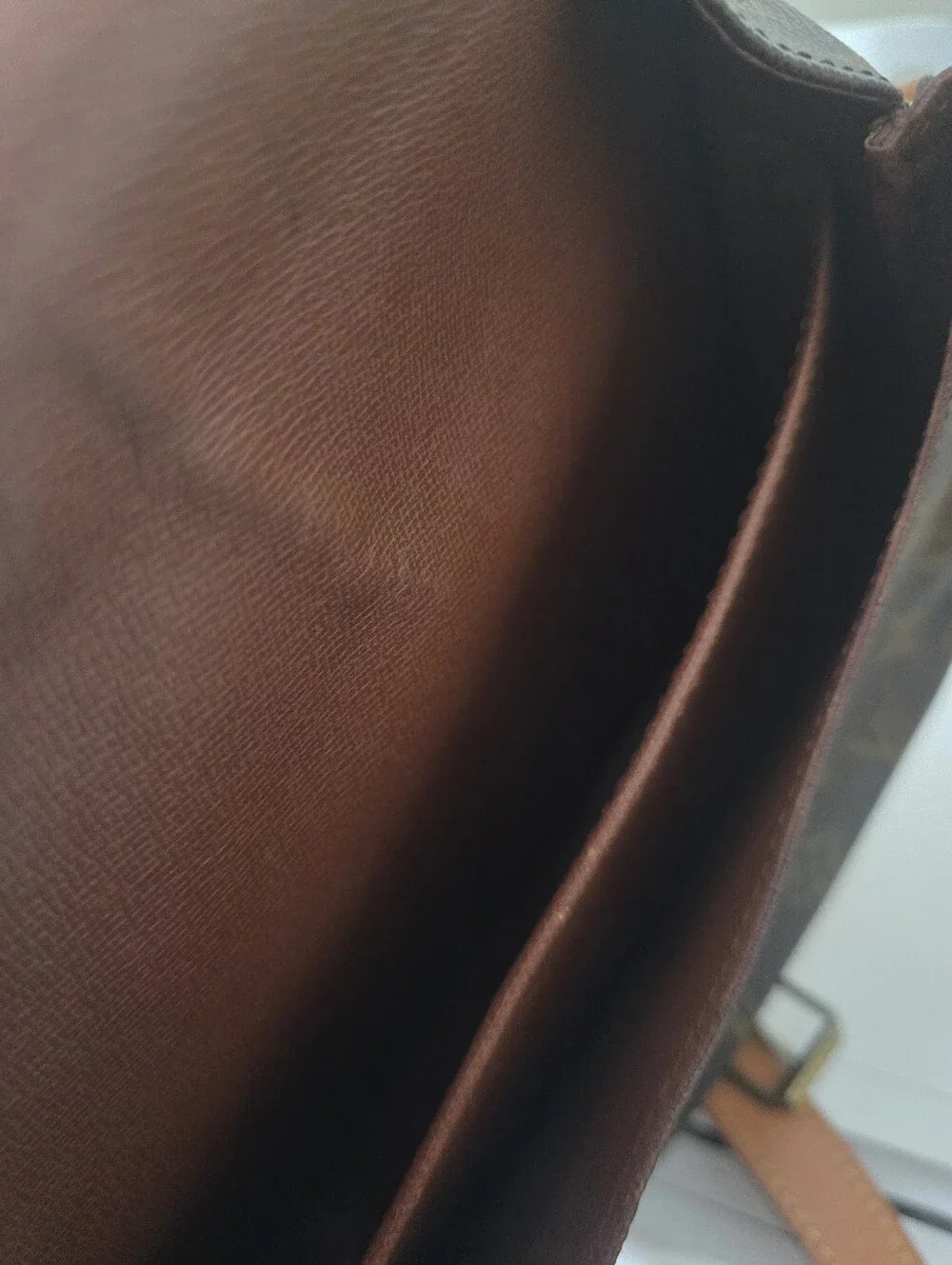 Louis Vuitton Monogram Crossbody in Brown and Tan